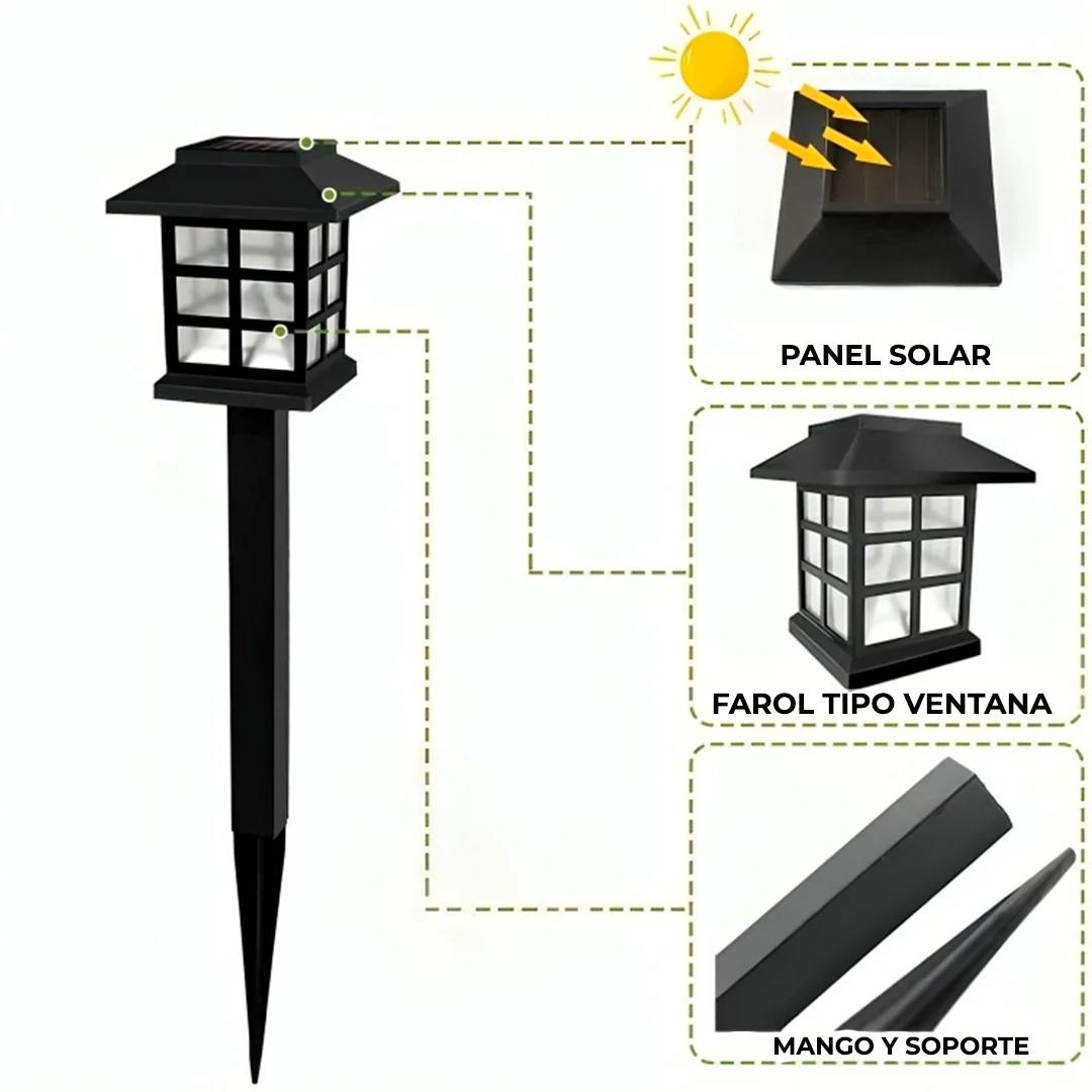 LAMPARA SOLAR FAROL