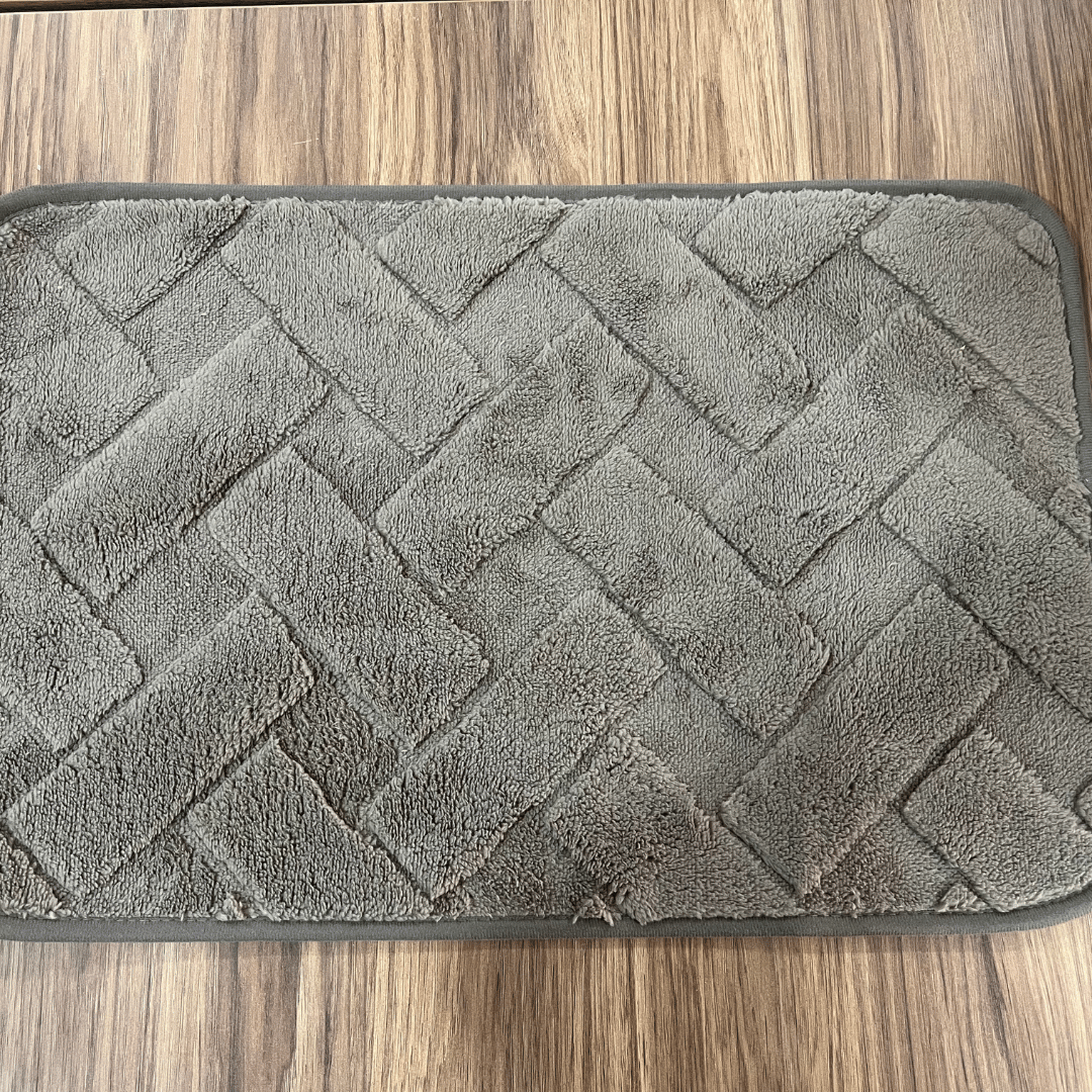 ALFOMBRA AFELPADA ANTIDESLIZANTE CAFE 58X38 CM