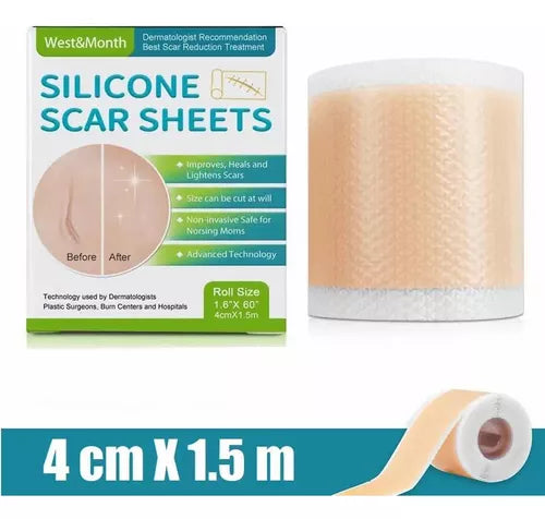 CINTA DE SILICONA PARA ELIMINAR CICATRICES