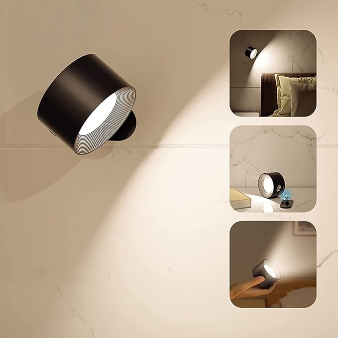 LAMPARA DE PARED TOUCH  RECARGABLE