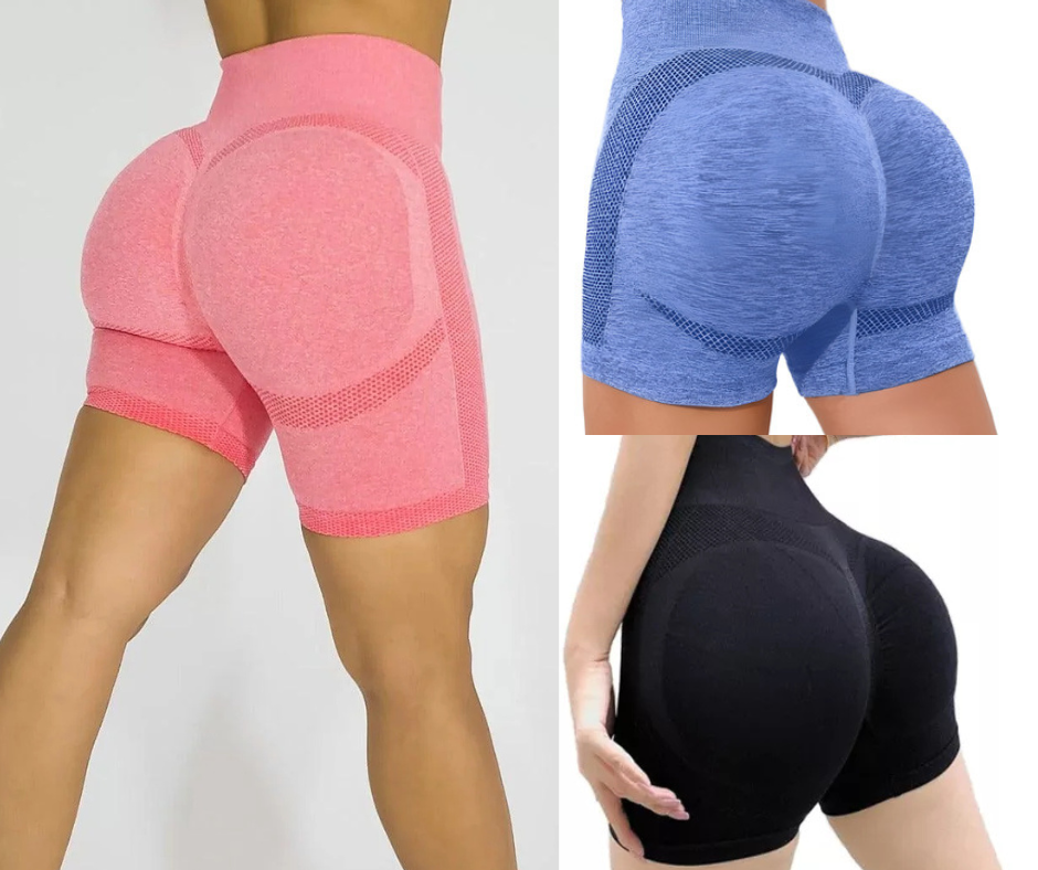 ¡OFERTA! LLEVA 3 SHORT FIT LEVANTA COLA - EFECTO PUSH UP - TALLA UNICA
